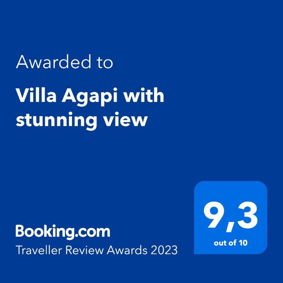 Villa Agapi, 2 Min Walk To The Beach & Heated Pool, By Red Windmill Villas Калафатис Экстерьер фото